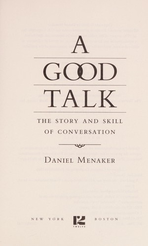 Cover of A Good Talk