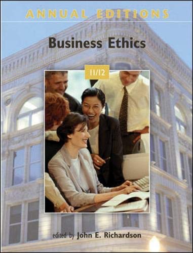 Cover of Business ethics 2011/2012