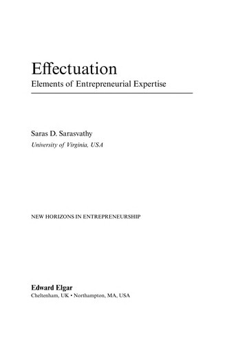Cover of Effectuation