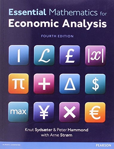Cover of Essential Mathematics for Economic Analysis (4th Edition)