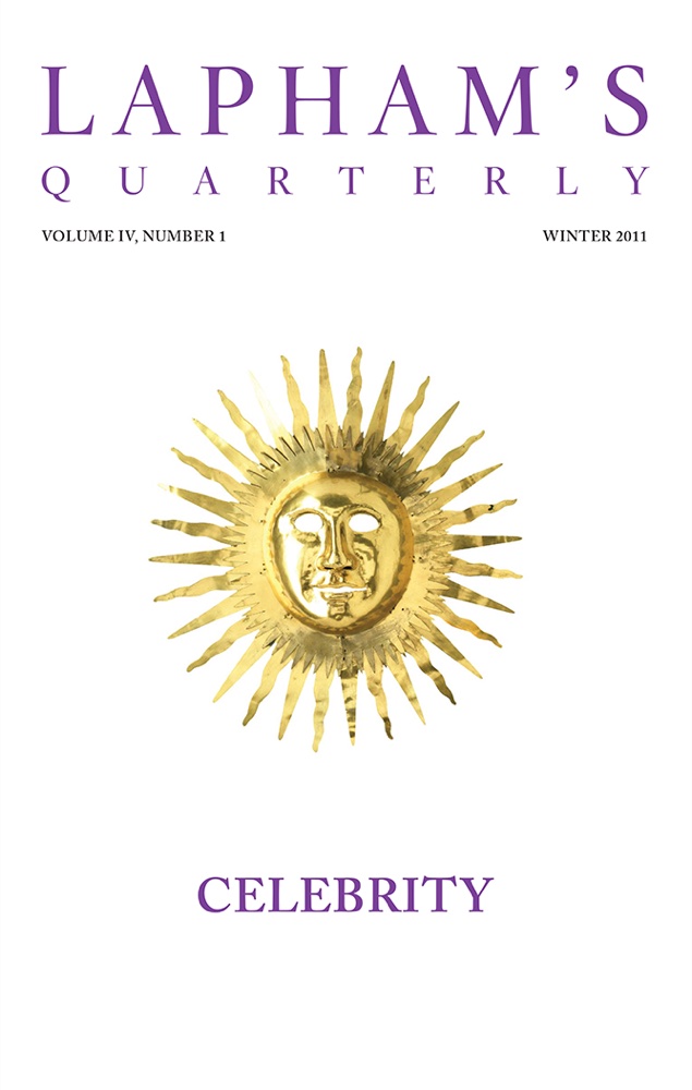 Cover of Lapham's Quarterly: Celebrity