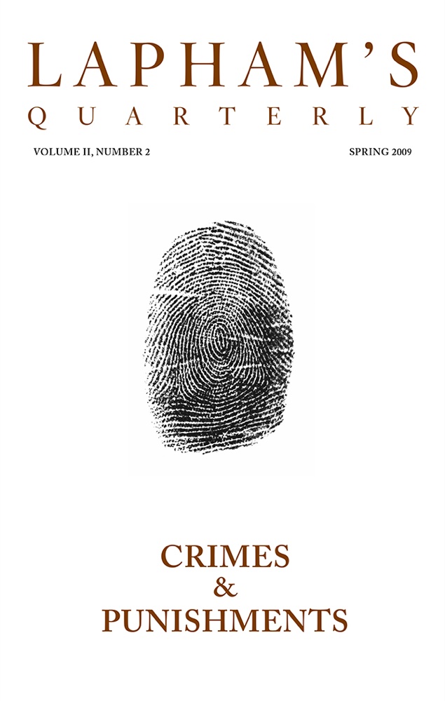 Cover of Lapham's Quarterly: Crimes & Punishments