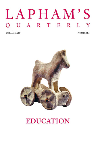 Cover of Lapham's Quarterly: Education