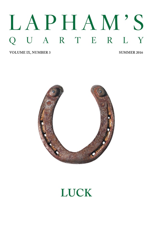 Cover of Lapham's Quarterly: Luck