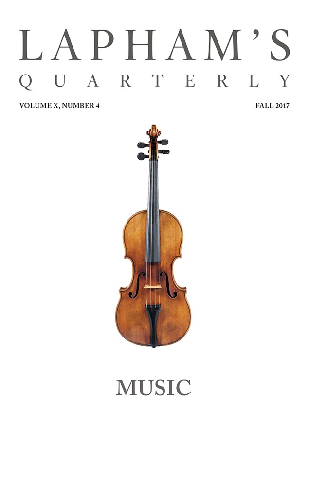 Cover of Lapham's Quarterly: Music