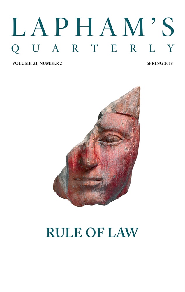 Cover of Lapham's Quarterly: Rule of Law