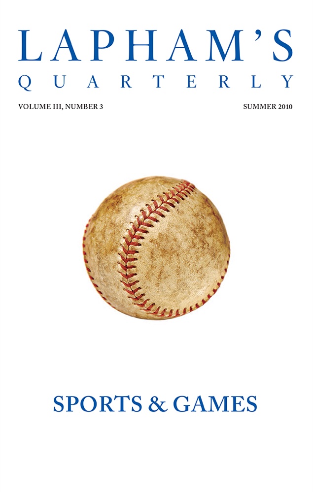 Cover of Lapham's Quarterly: Sports & Games