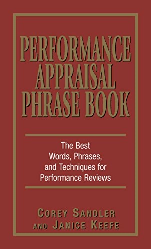 Cover of Performance Appraisal Phrase Book