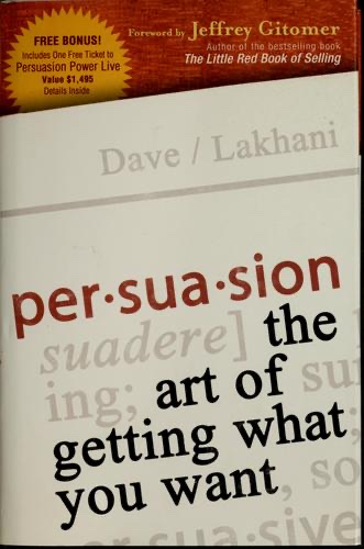 Cover of Persuasion: The Art of Getting What You Want