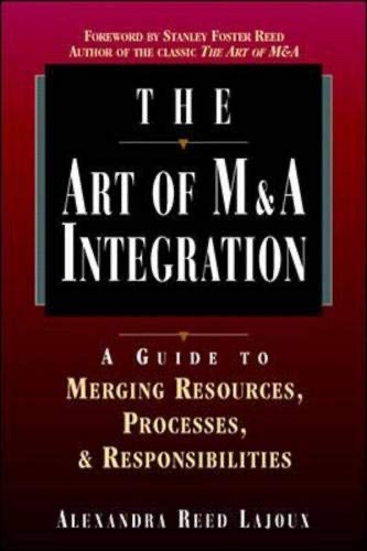 Cover of The art of M & A integration