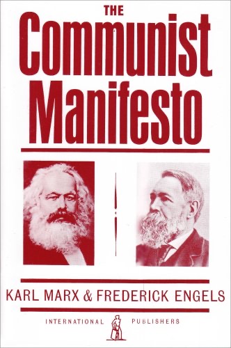Cover of the communist manifesto