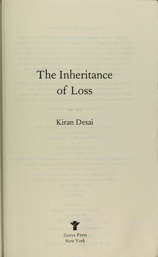 Cover of The Inheritance of Loss