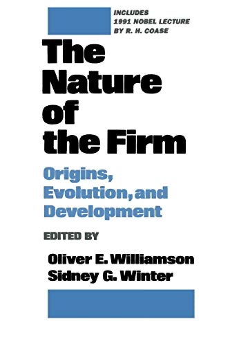 Cover of The Nature of the firm