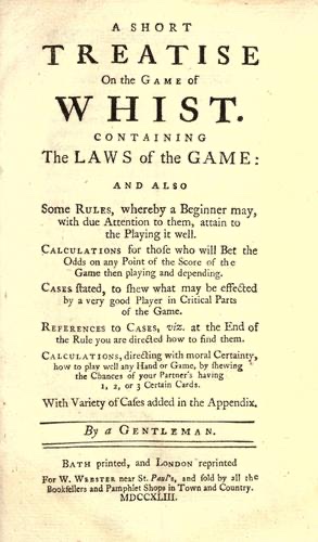 Cover of A Short Treatise on the Game of Whist