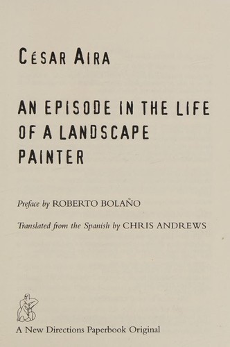 Cover of An Episode in the Life of a Landscape Painter