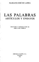Cover of Artículos