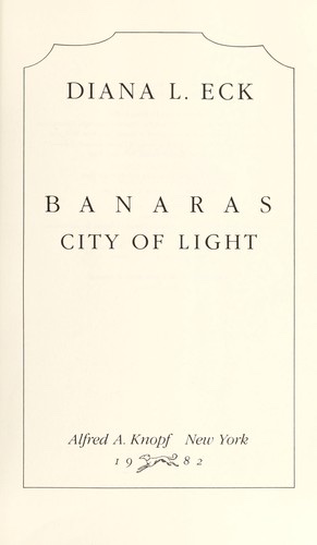 Cover of Banaras: City of Light