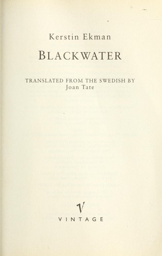 Cover of Blackwater