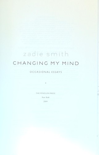 Cover of Changing My Mind