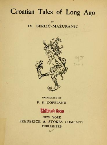 Cover of Croatian Tales of Long Ago