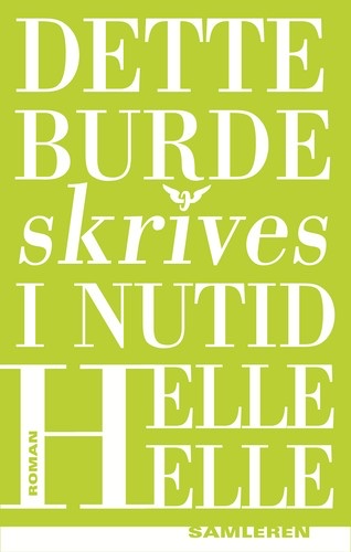 Cover of Dette burde skrives i nutid
