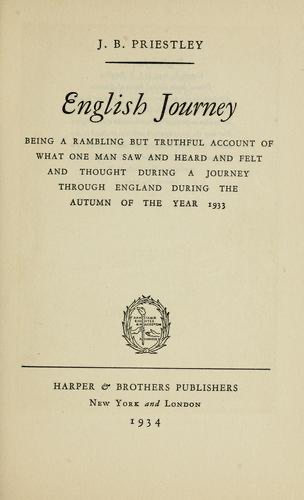 Cover of English Journey