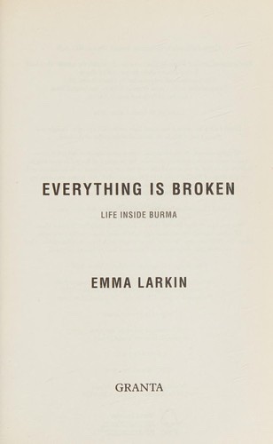 Cover of Everything Is Broken