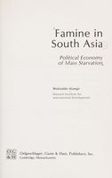 Cover of Famine in South Asia