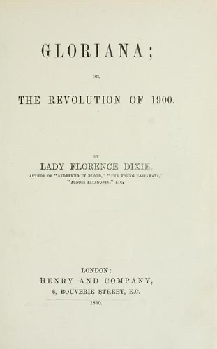 Cover of Gloriana