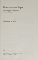 Cover of Government of paper