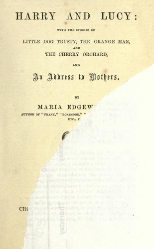 Cover of Harry and Lucy