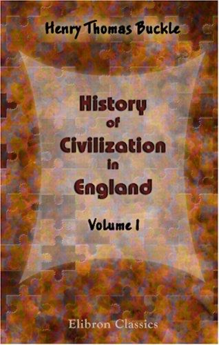 Cover of History of Civilization in England