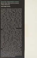 Cover of Inventing Atmospheric Science