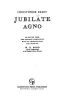 Cover of Jubilate Agno