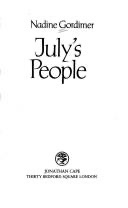 Cover of July's People
