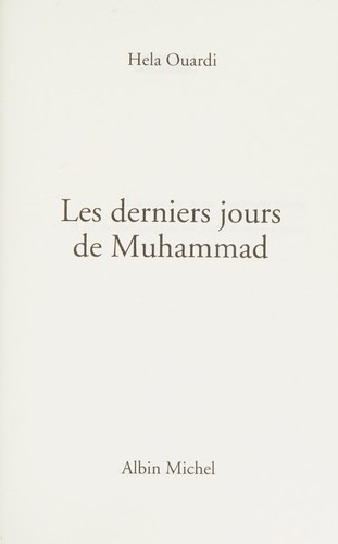 Cover of Les Derniers Jours de Muhammad