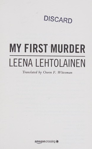 Cover of My First Murder