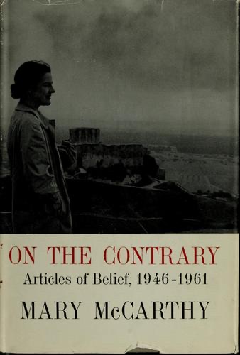 Cover of On the Contrary