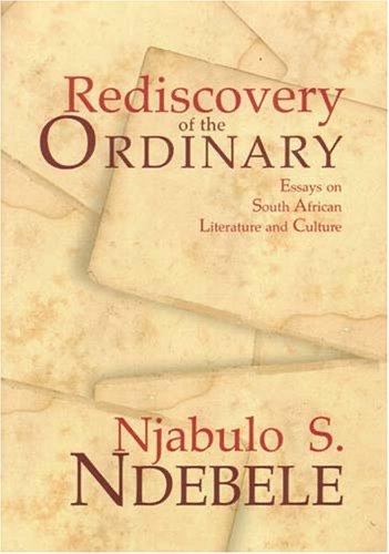 Cover of Rediscovery of the Ordinary