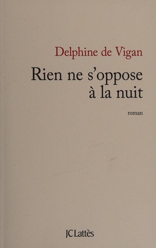 Cover of Rien ne s'oppose à la nuit