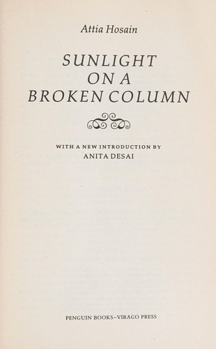 Cover of Sunlight on a Broken Column