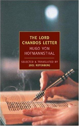 Cover of The Lord Chandos Letter