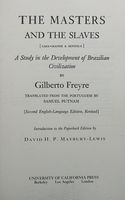 Cover of The Masters and the Slaves