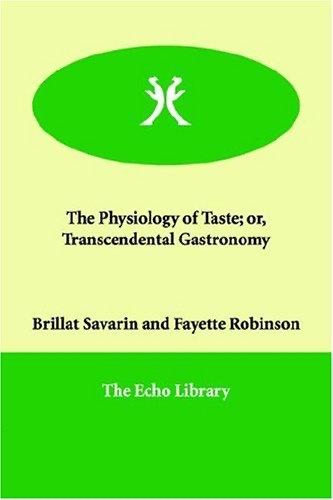 Cover of The Physiology of Taste