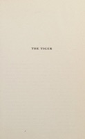 Cover of The tiger