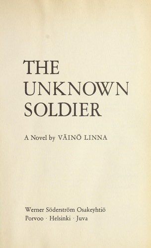 Cover of The Unknown Soldier