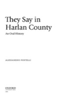 Cover of They say in Harlan County