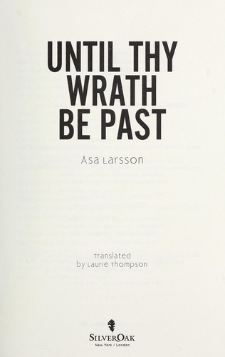 Cover of Until Thy Wrath Be Past